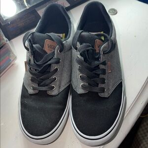 Vans Black and Gray Sneakers